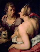 Venus and Adonis as lovers Cornelisz van Haarlem